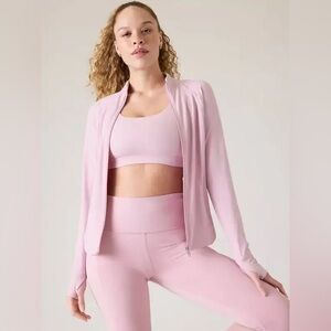 Athleta Salutation Jacket Pink